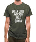 Green Juice Avocado Kale Mens T-Shirt