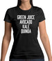 Green Juice Avocado Kale Womens T-Shirt