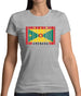 Grenada Barcode Style Flag Womens T-Shirt