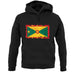 Grenada Grunge Style Flag unisex hoodie