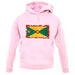 Grenada Grunge Style Flag unisex hoodie