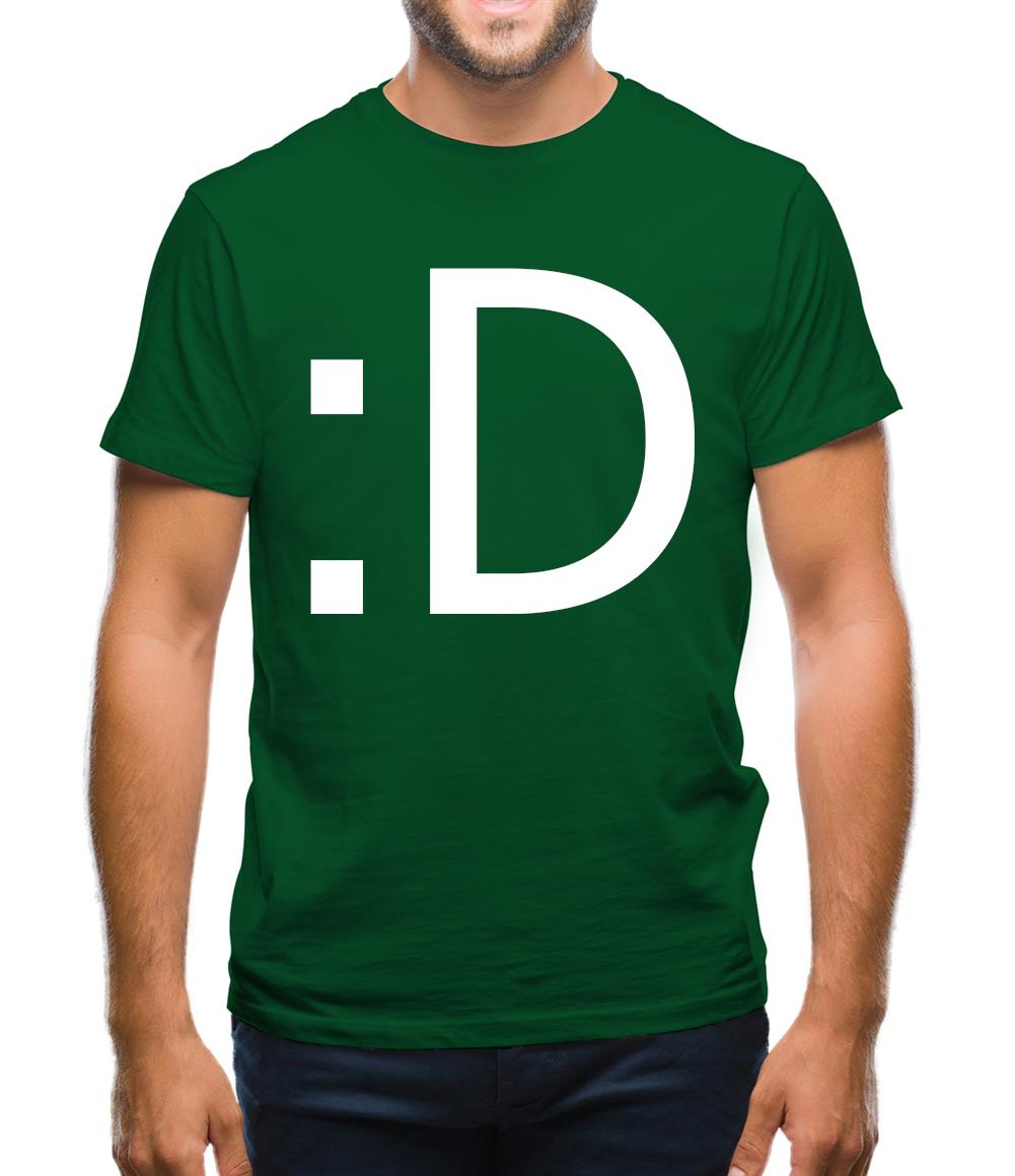 Grin Smiley Mens T-Shirt