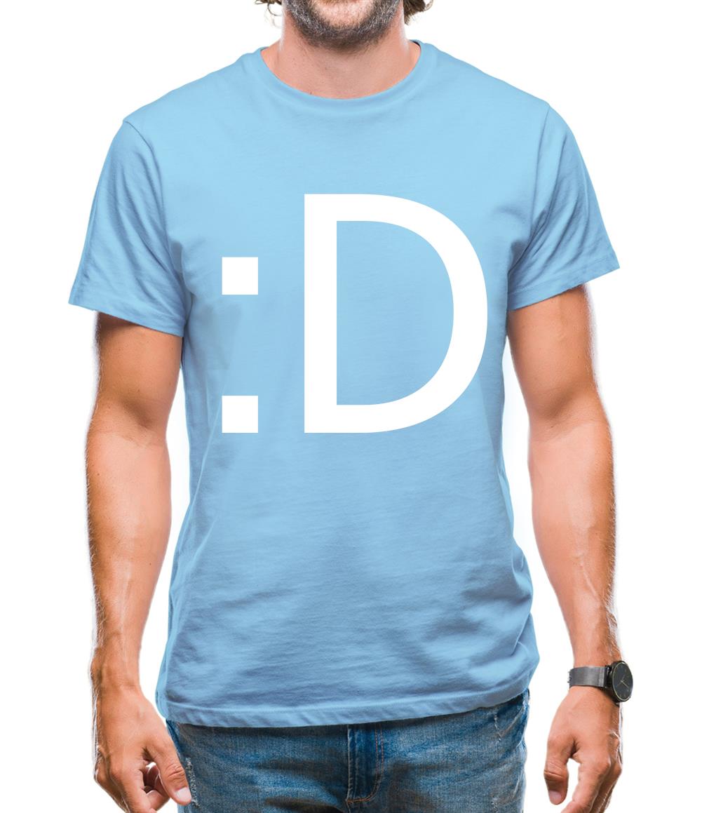 Grin Smiley Mens T-Shirt