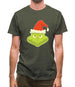 Grinch Face Mens T-Shirt
