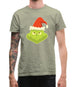 Grinch Face Mens T-Shirt