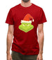 Grinch Face Mens T-Shirt