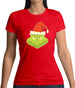 Grinch Face Womens T-Shirt