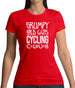 Grumpy Guys Cycling Club Womens T-Shirt