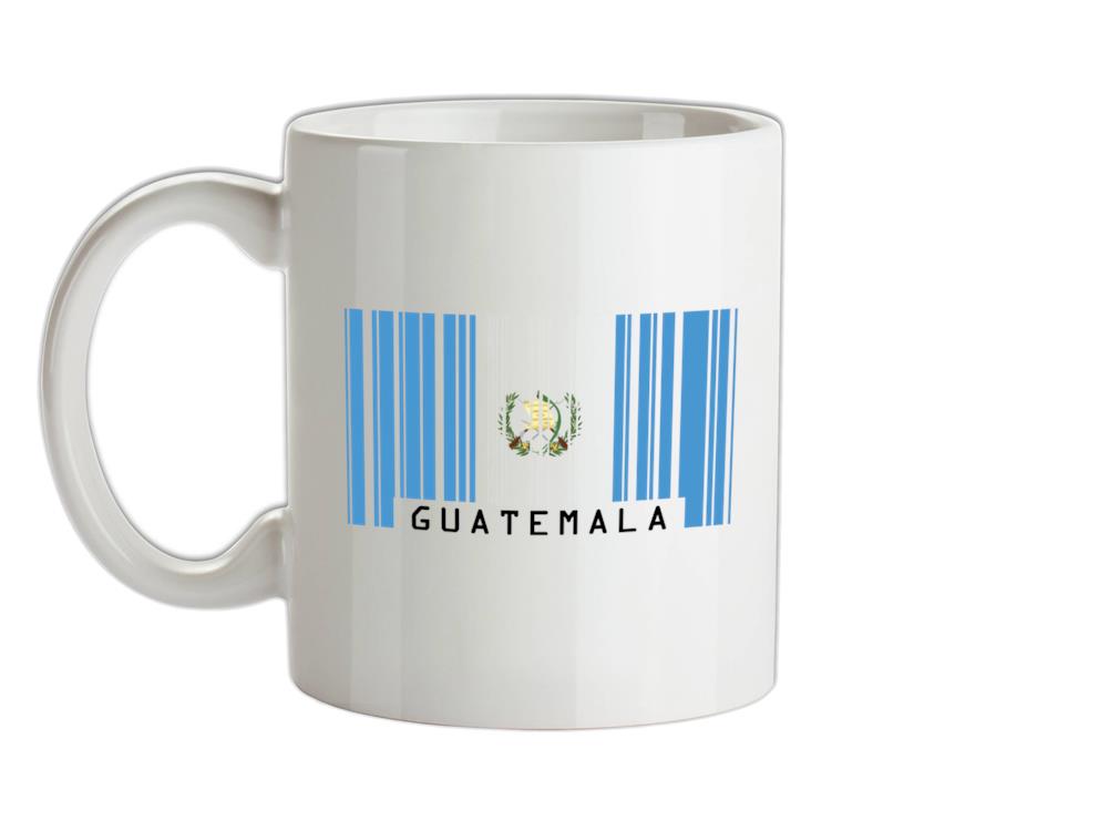 Guatemala Barcode Style Flag Ceramic Mug