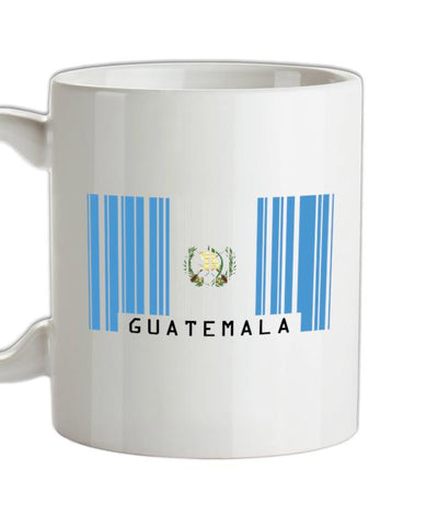 Guatemala Barcode Style Flag Ceramic Mug