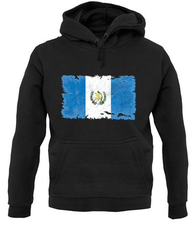 Guatemala Grunge Style Flag unisex hoodie