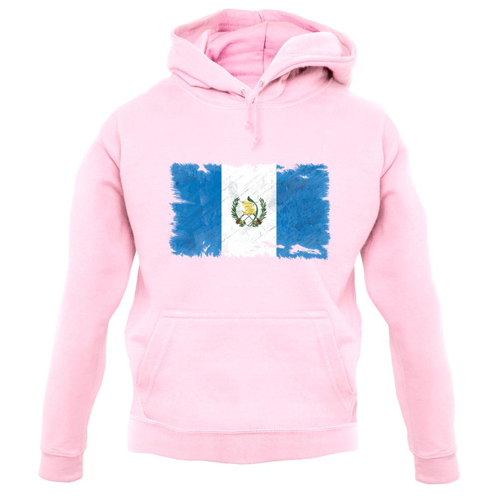 Guatemala Grunge Style Flag unisex hoodie