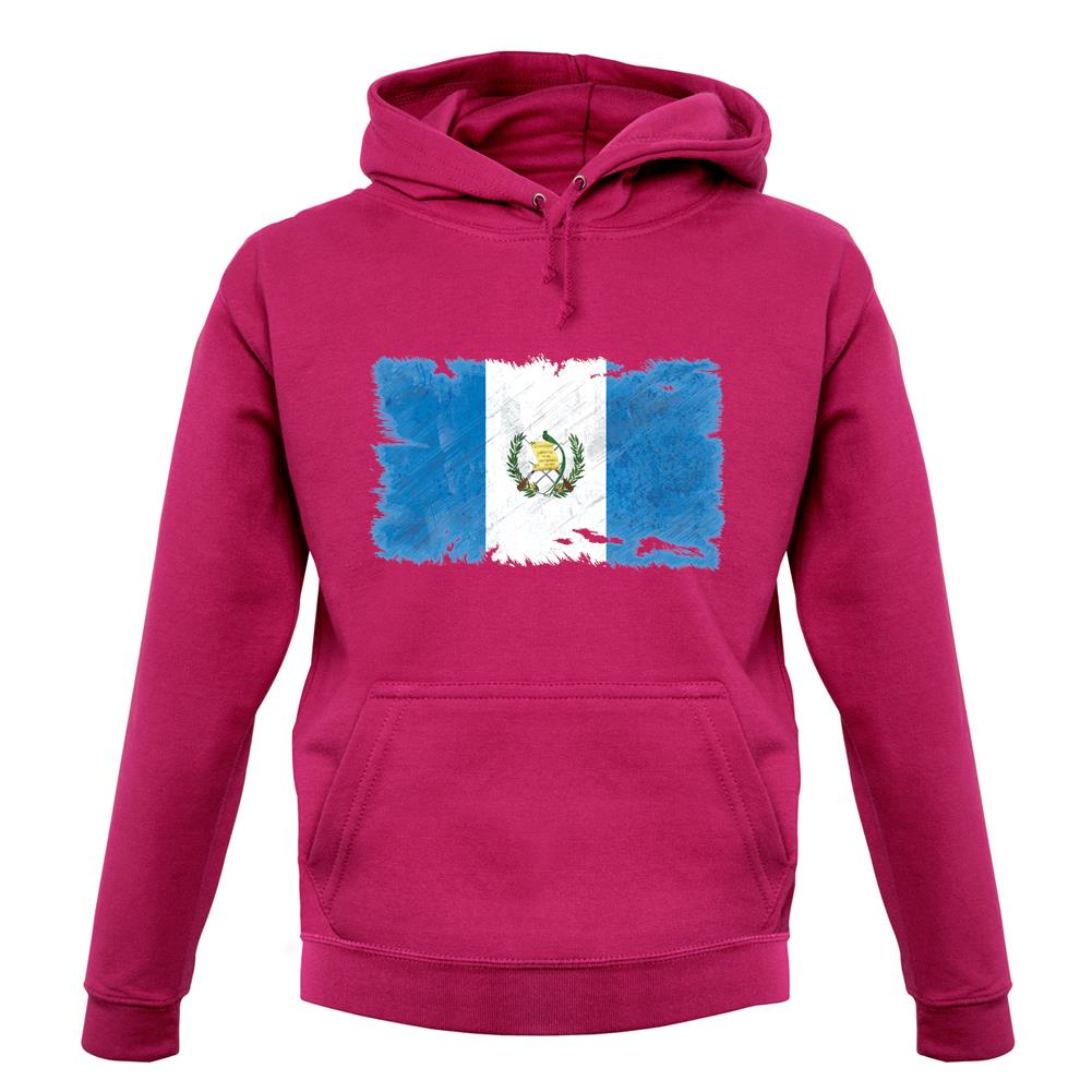 Guatemala Grunge Style Flag unisex hoodie