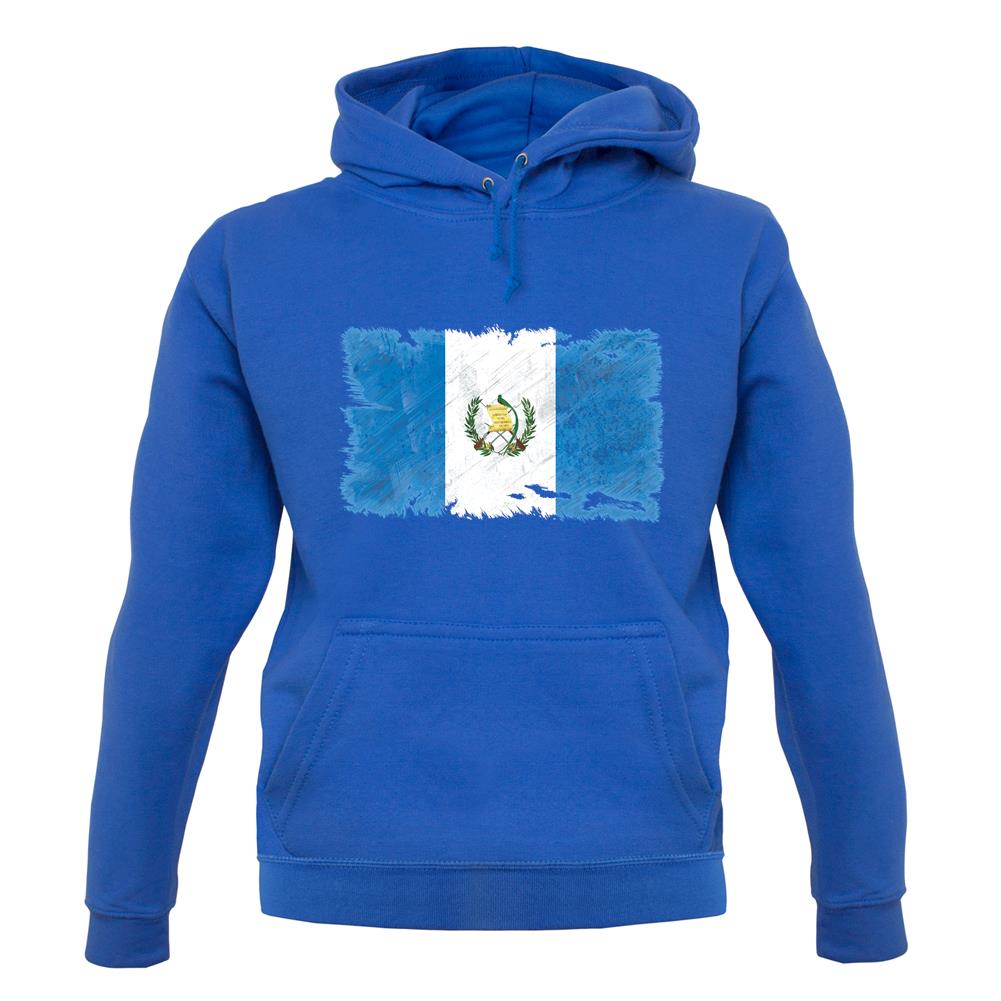 Guatemala Grunge Style Flag unisex hoodie