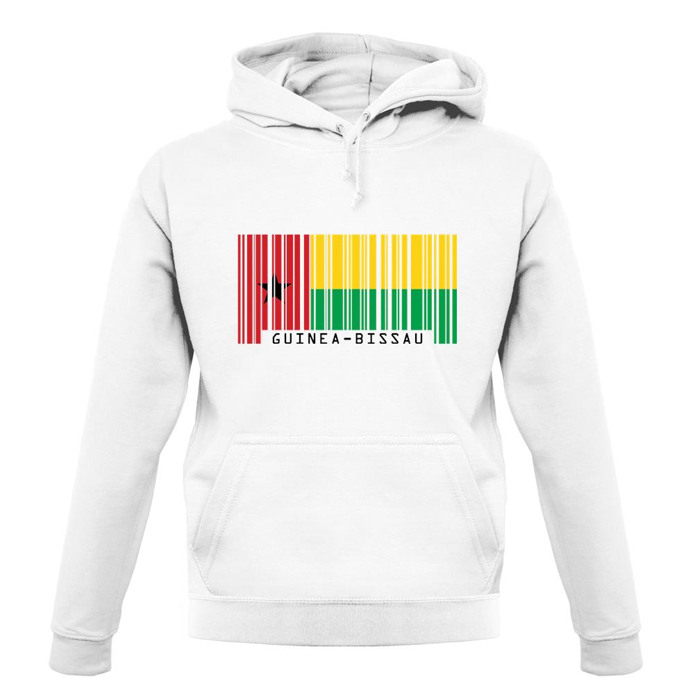 Guinea-Bissau Barcode Style Flag unisex hoodie