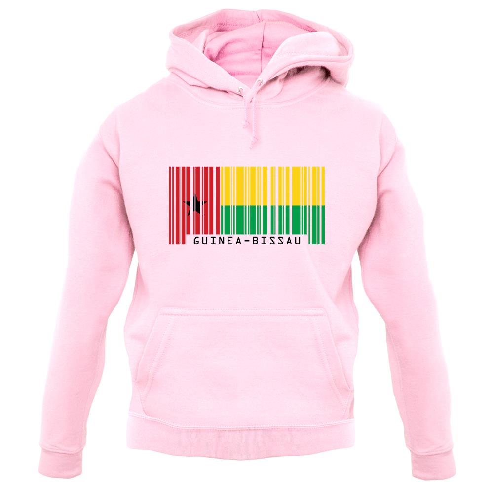 Guinea-Bissau Barcode Style Flag unisex hoodie