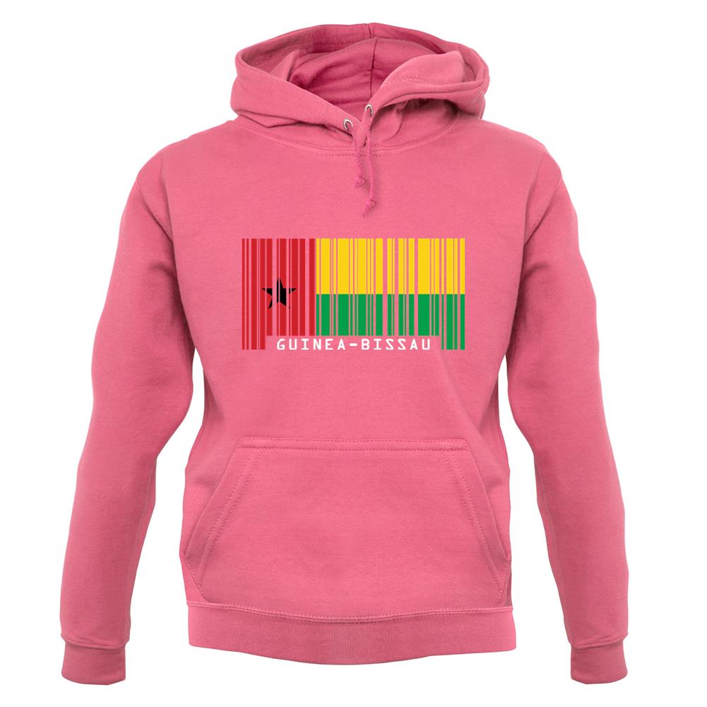 Guinea-Bissau Barcode Style Flag unisex hoodie