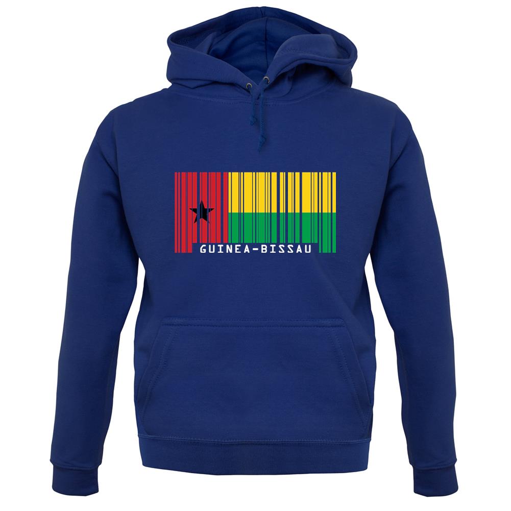 Guinea-Bissau Barcode Style Flag unisex hoodie