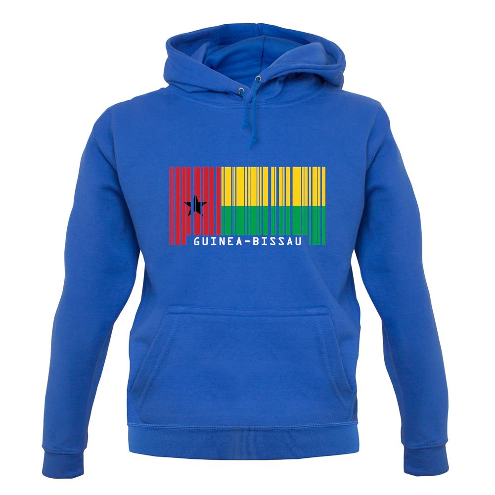 Guinea-Bissau Barcode Style Flag unisex hoodie