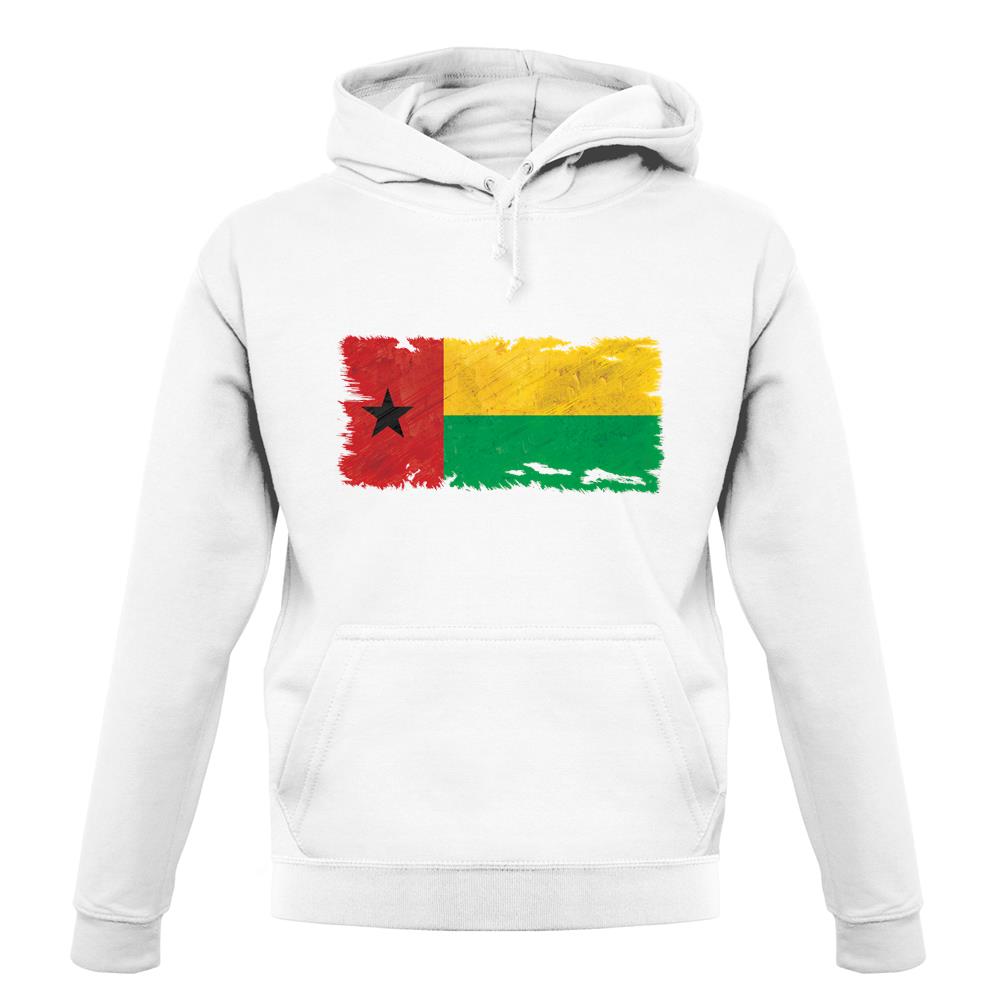 Guinea-Bissau Grunge Style Flag unisex hoodie