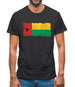 Guinea-Bissau Grunge Style Flag Mens T-Shirt