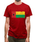 Guinea-Bissau Grunge Style Flag Mens T-Shirt