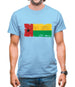 Guinea-Bissau Grunge Style Flag Mens T-Shirt