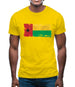 Guinea-Bissau Grunge Style Flag Mens T-Shirt