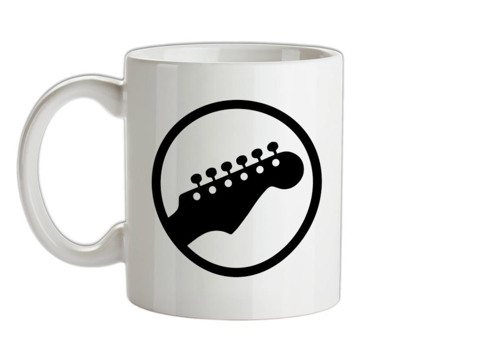 Guitar Headstock Ceramic Mug