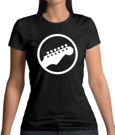 Guitar Headstock Womens T-Shirt