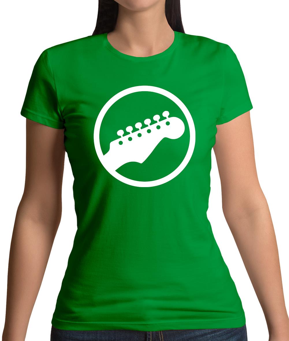Guitar Headstock Womens T-Shirt