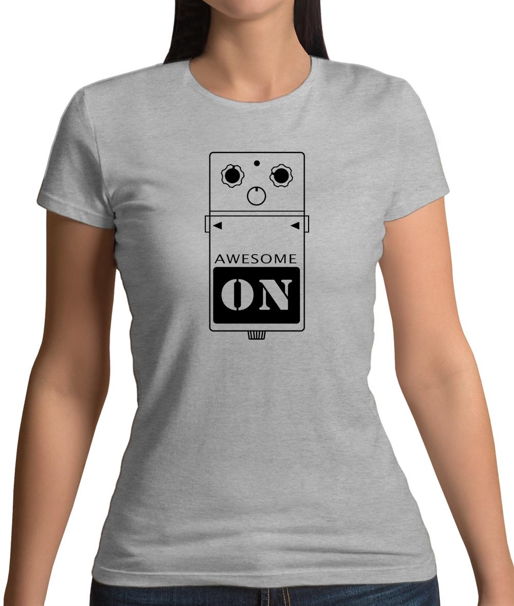 Guitar Pedal Womens T-Shirt