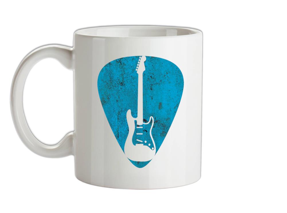 Guitar Pick Full Silhouette Ceramic Mug