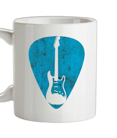 Guitar Pick Full Silhouette Ceramic Mug