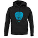 Guitar Pick Full Silhouette unisex hoodie