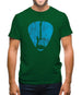 Guitar Pick Full Silhouette - Mens T-Shirt