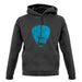 Guitar Pick Full Silhouette unisex hoodie