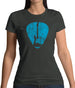 Guitar Pick Full Silhouette Womens T-Shirt