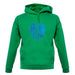Guitar Pick Full Silhouette unisex hoodie