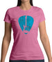 Guitar Pick Full Silhouette Womens T-Shirt