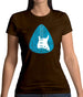 Guitar Pick Scratch Plate Womens T-Shirt