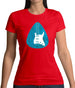 Guitar Pick Scratch Plate Womens T-Shirt