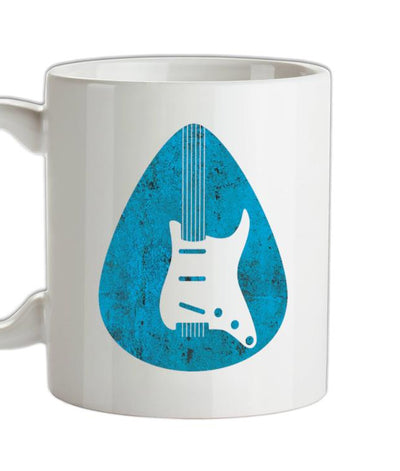 Guitar Pick Scratch Plate Ceramic Mug