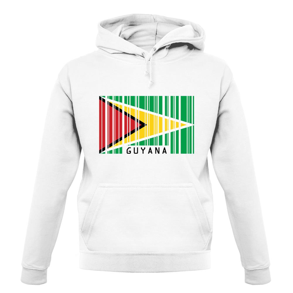 Guyana Barcode Style Flag unisex hoodie