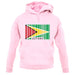 Guyana Barcode Style Flag unisex hoodie