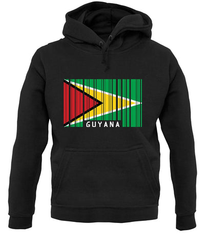 Guyana Barcode Style Flag unisex hoodie