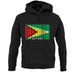 Guyana Barcode Style Flag unisex hoodie