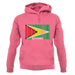 Guyana Barcode Style Flag unisex hoodie