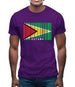 Guyana Barcode Style Flag Mens T-Shirt