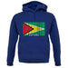 Guyana Barcode Style Flag unisex hoodie